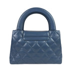 Chanel Blue Quilted Calfskin Nano Kelly Shopper Two-Way Bag 2023