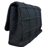 Chanel Black Wool Quilted 2.55 Chain Flap Bag '97-'99