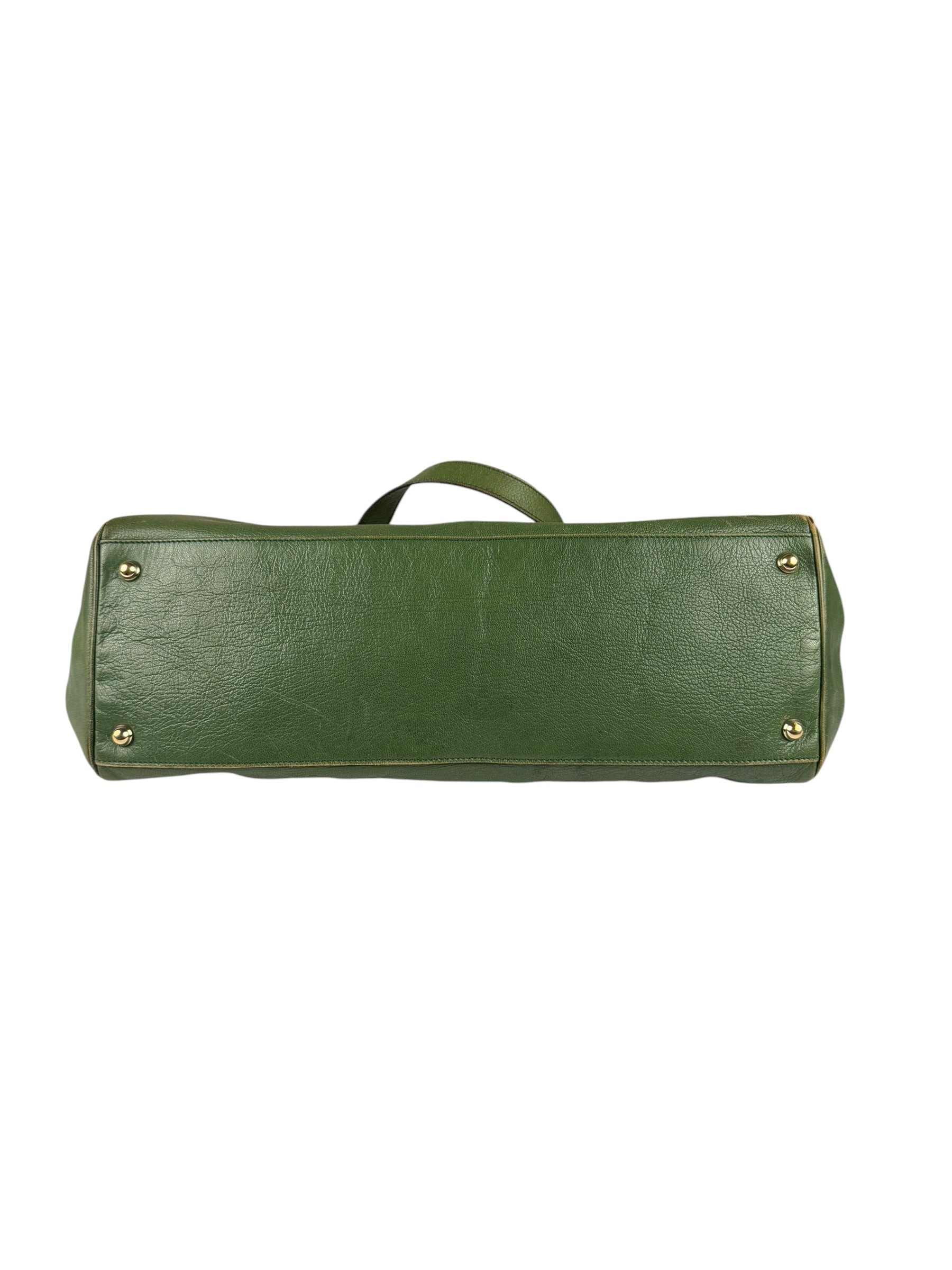 Gucci Green Leather Blondie Shoulder Bag