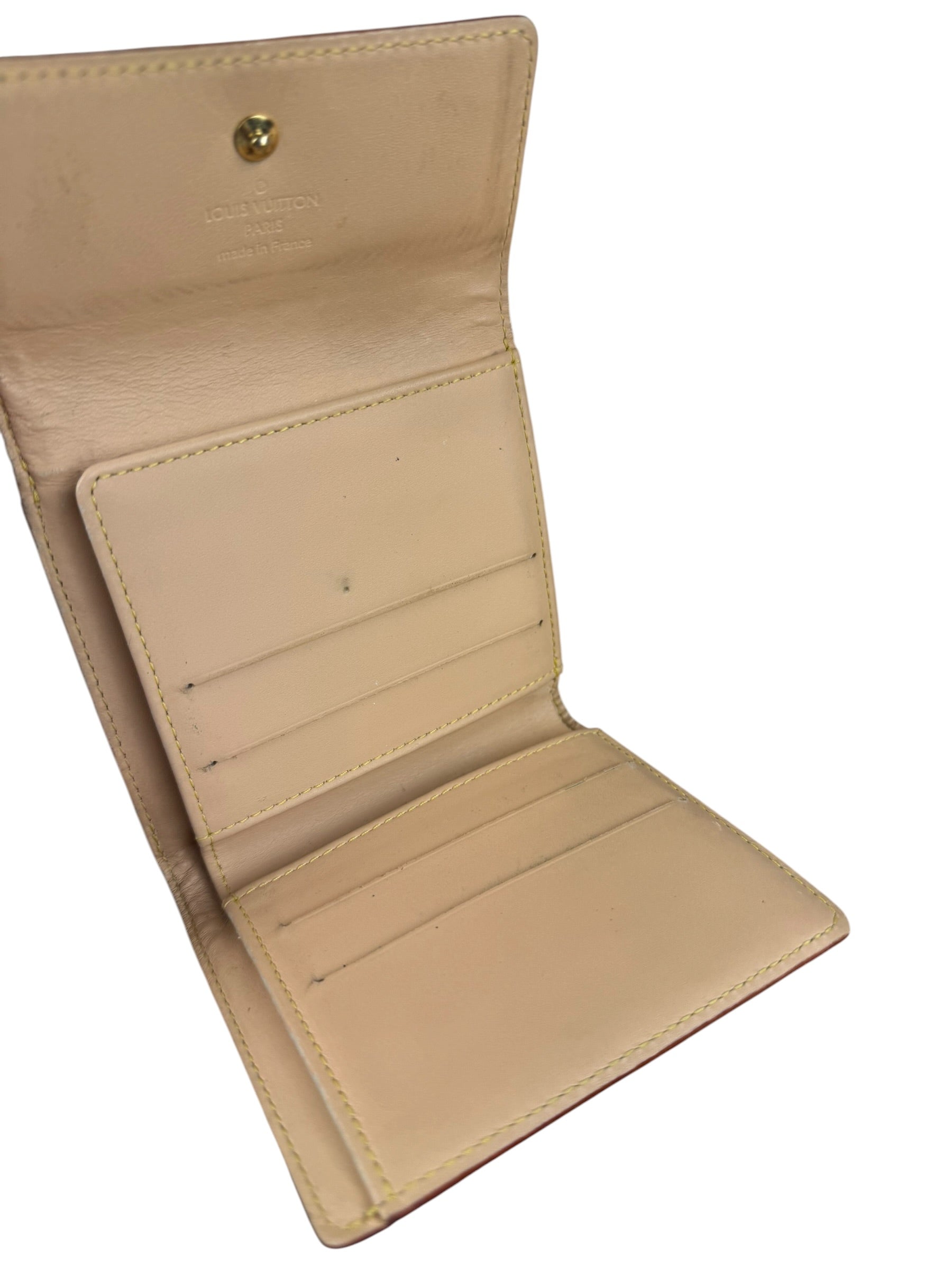 Louis Vuitton White Murakami Compact Wallet