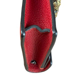 Gucci Red Leather Dionysus Super Mini Chain Crossbody Bag