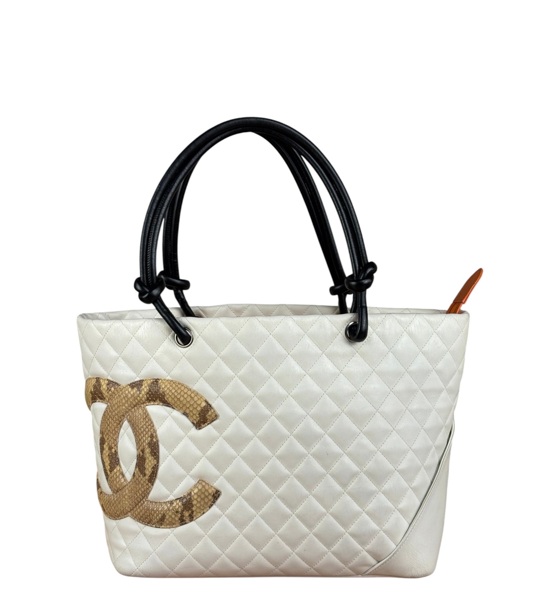 Chanel Python Large CC Cambon Ligne Tote 2005