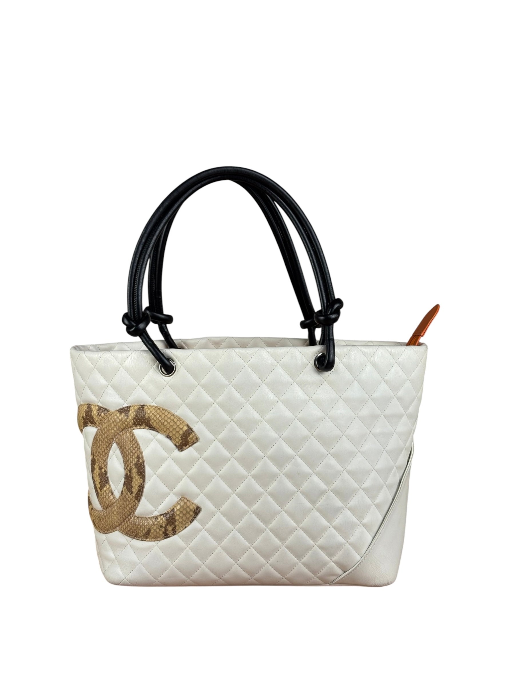 Chanel Python Large CC Cambon Ligne Tote 2005
