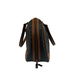 Gucci Vintage Micro GG Black/Brown Supreme Satchel Hand Bag