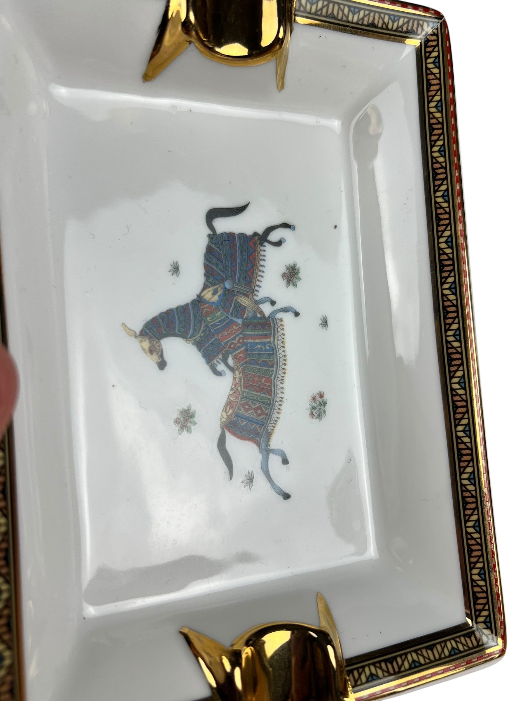 Hermes Cheval d'Orient Porcelain Ashtray