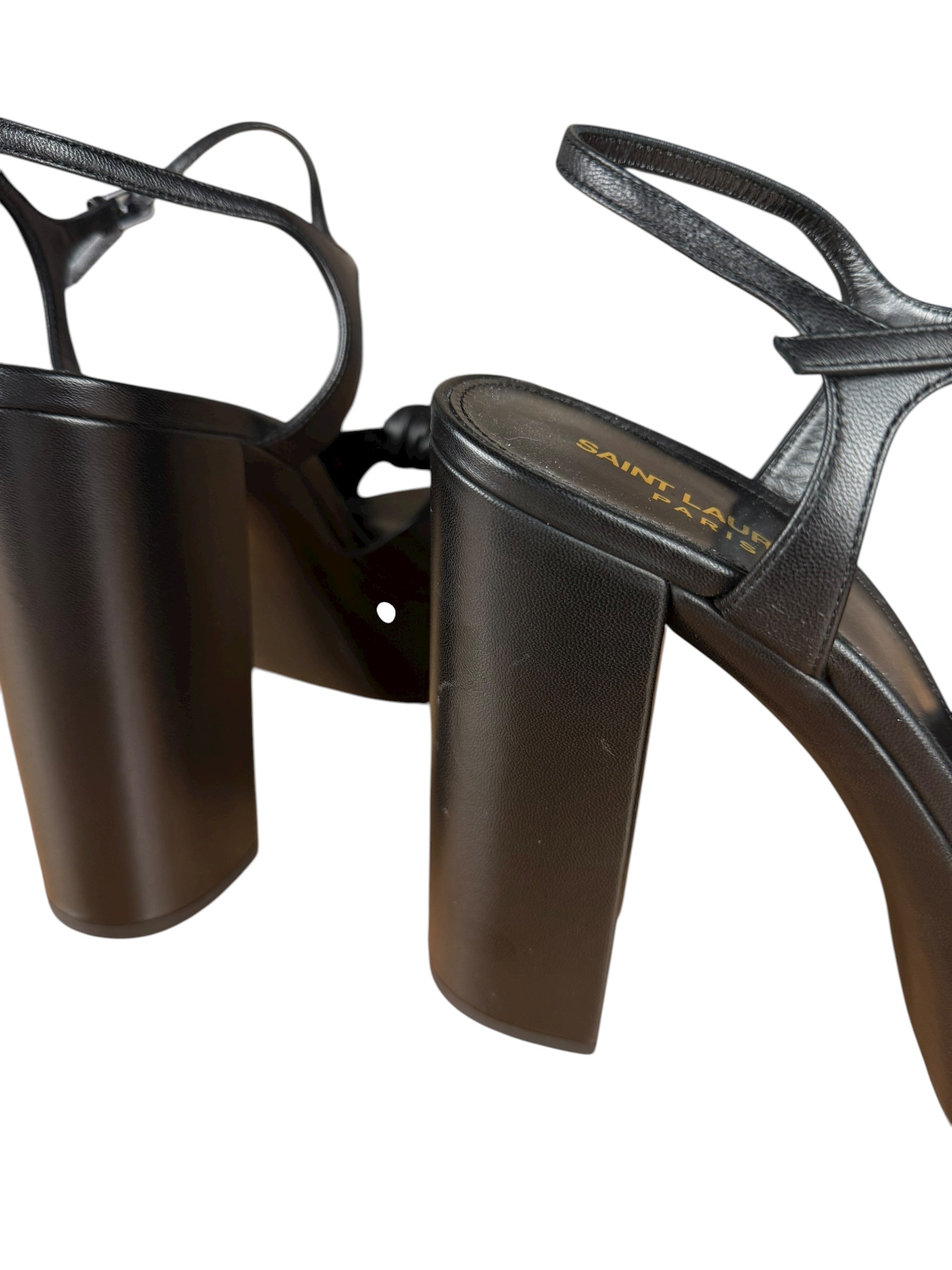 YSL 145MM Leather Platform Pumps