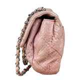 Chanel Pink Leather Small Unlimited Stitch Flap Shoulder Bag 1999
