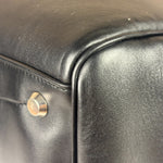 Balenciaga Black Leather Bel Air Carry Carry All Large Tote