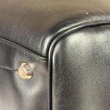 Balenciaga Black Leather Bel Air Carry Carry All Large Tote