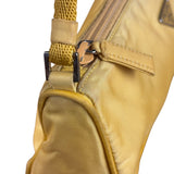 Prada Vintage Yellow Nylon Pochette