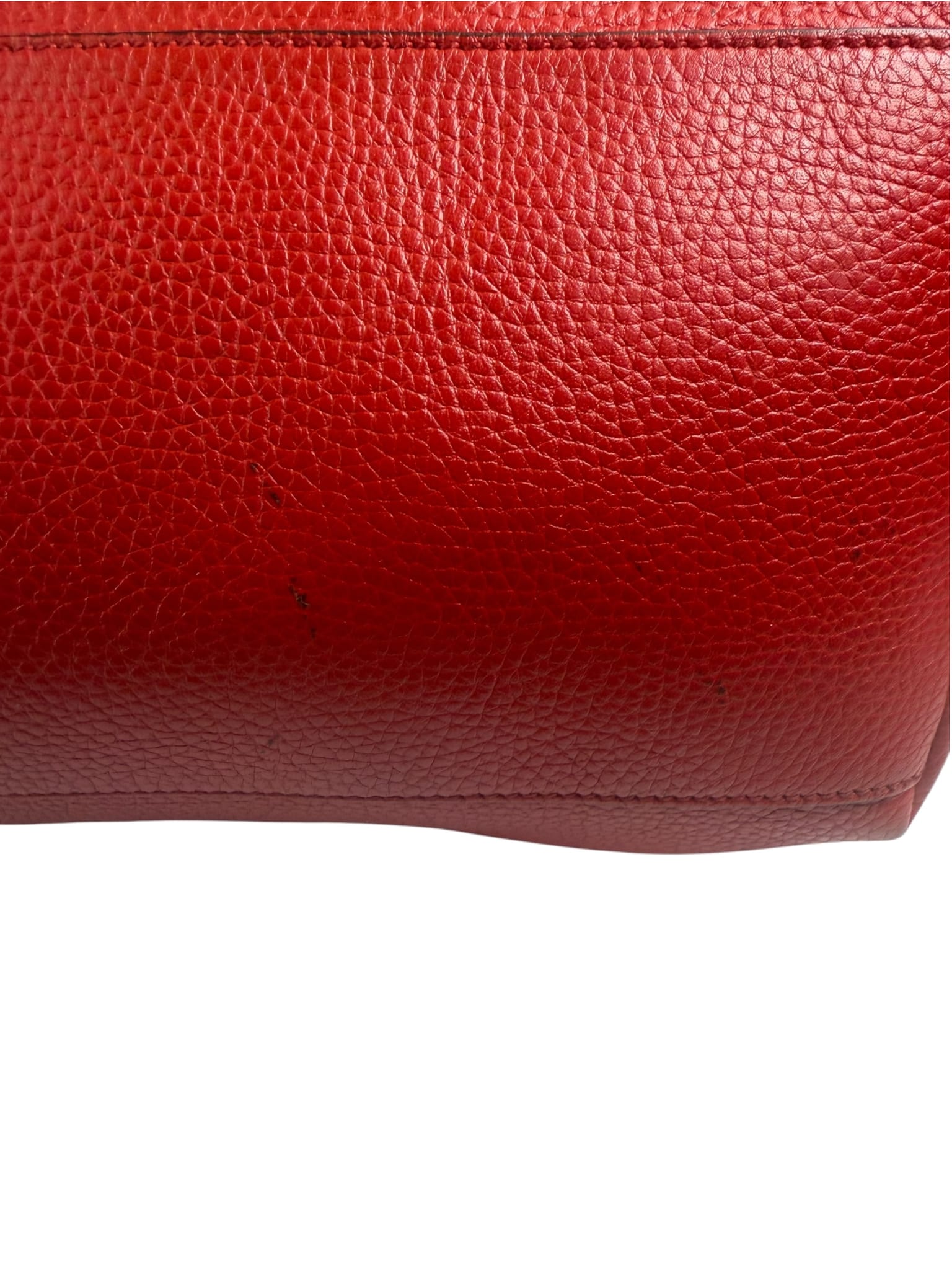 Gucci Red Leather Soho Chain Shoulder Bag