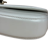 Gucci White Leather Bamboo Night Small Clutch/Pochette