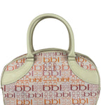 Burberry Blue Label Pink Multi Logo Bowler Bag