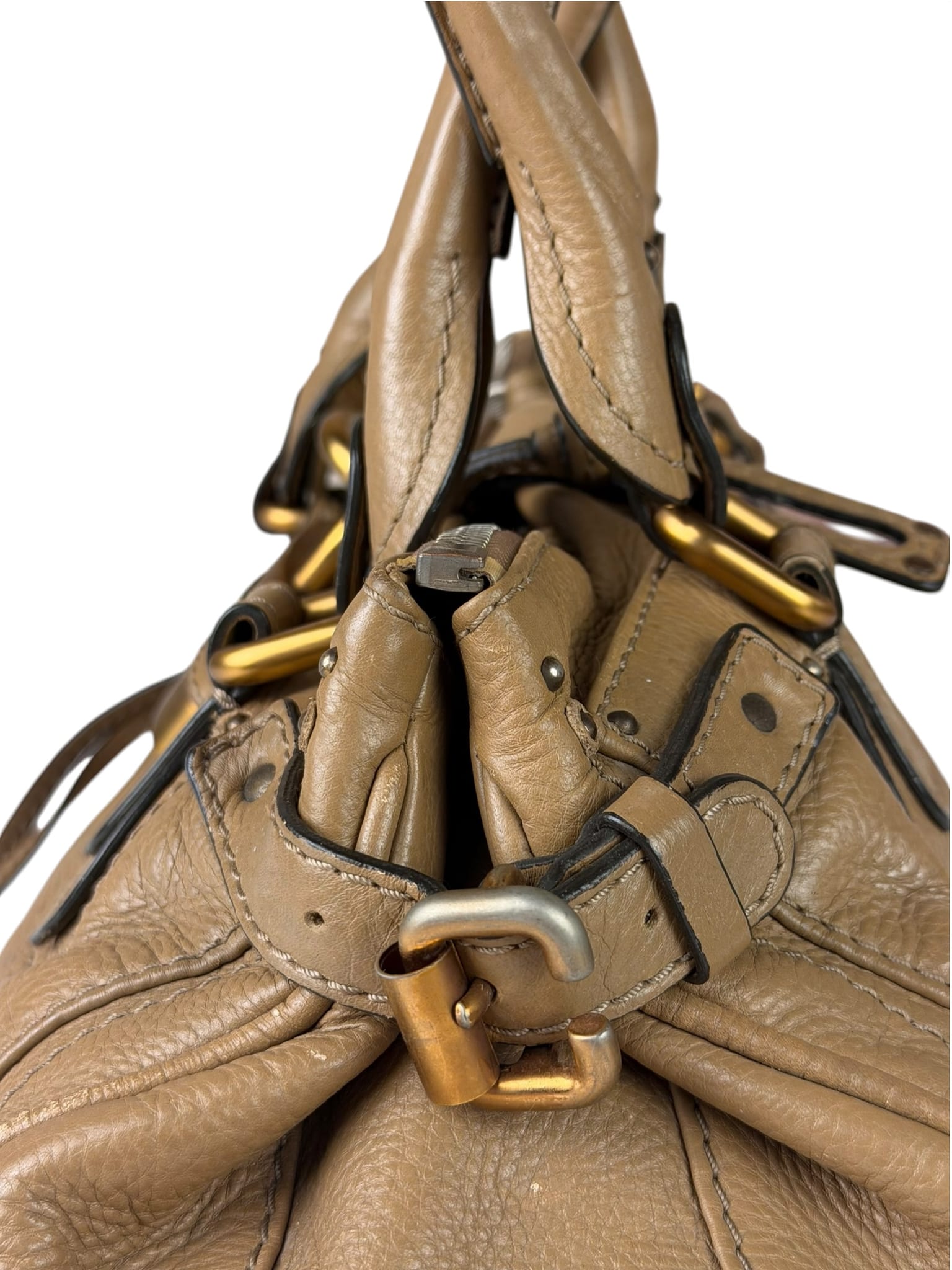 Chloe Brown Leather Paddington Shoulder Bag
