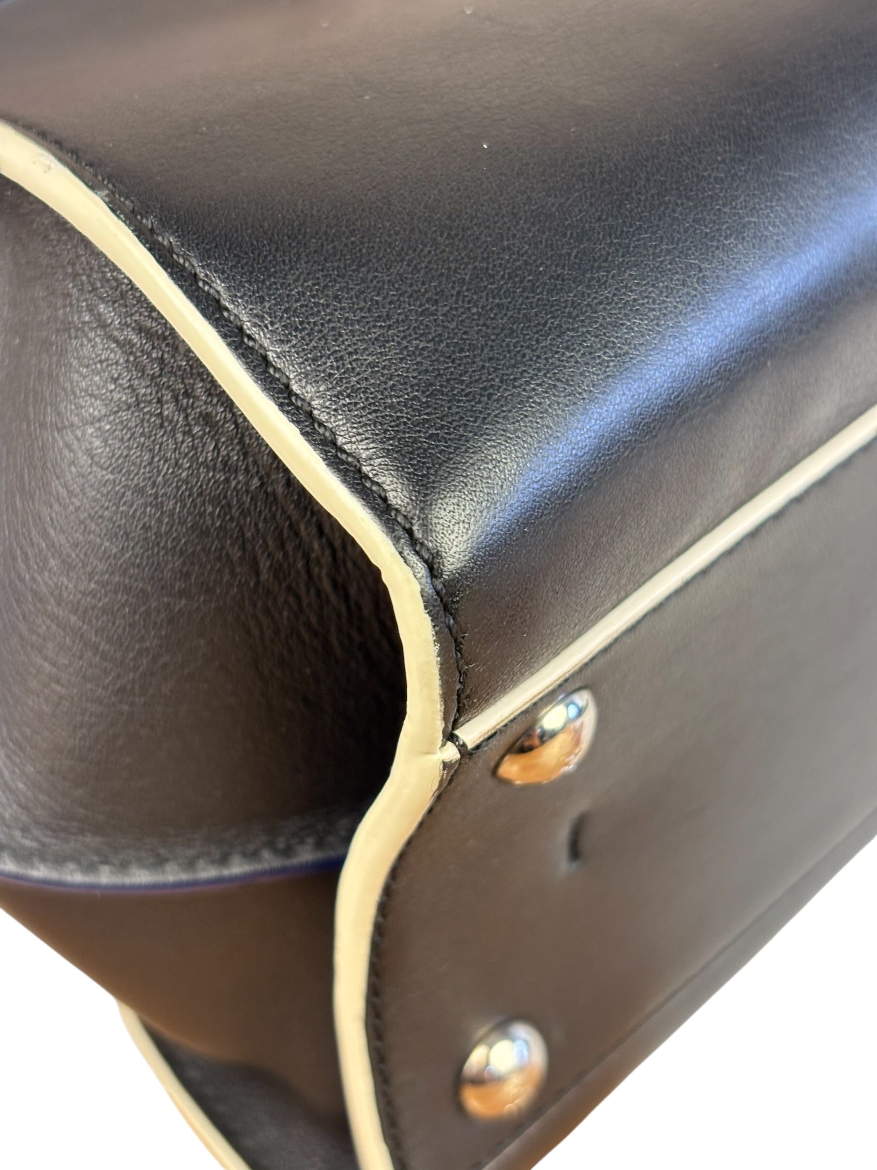 Fendi Black Leather 3 Jours Two-Way Bag