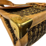Louis Vuitton Brown Monogram Ambre Tweedy Zip GM