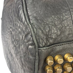 Alexander Wang Black Pebbled Leather Rocco Satchel