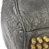 Alexander Wang Black Pebbled Leather Rocco Satchel