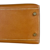 Hermes Kelly 32 Sellier Epsom Gold Handbag 1995