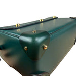 Gucci Green Padlock Bamboo Handle Handbag