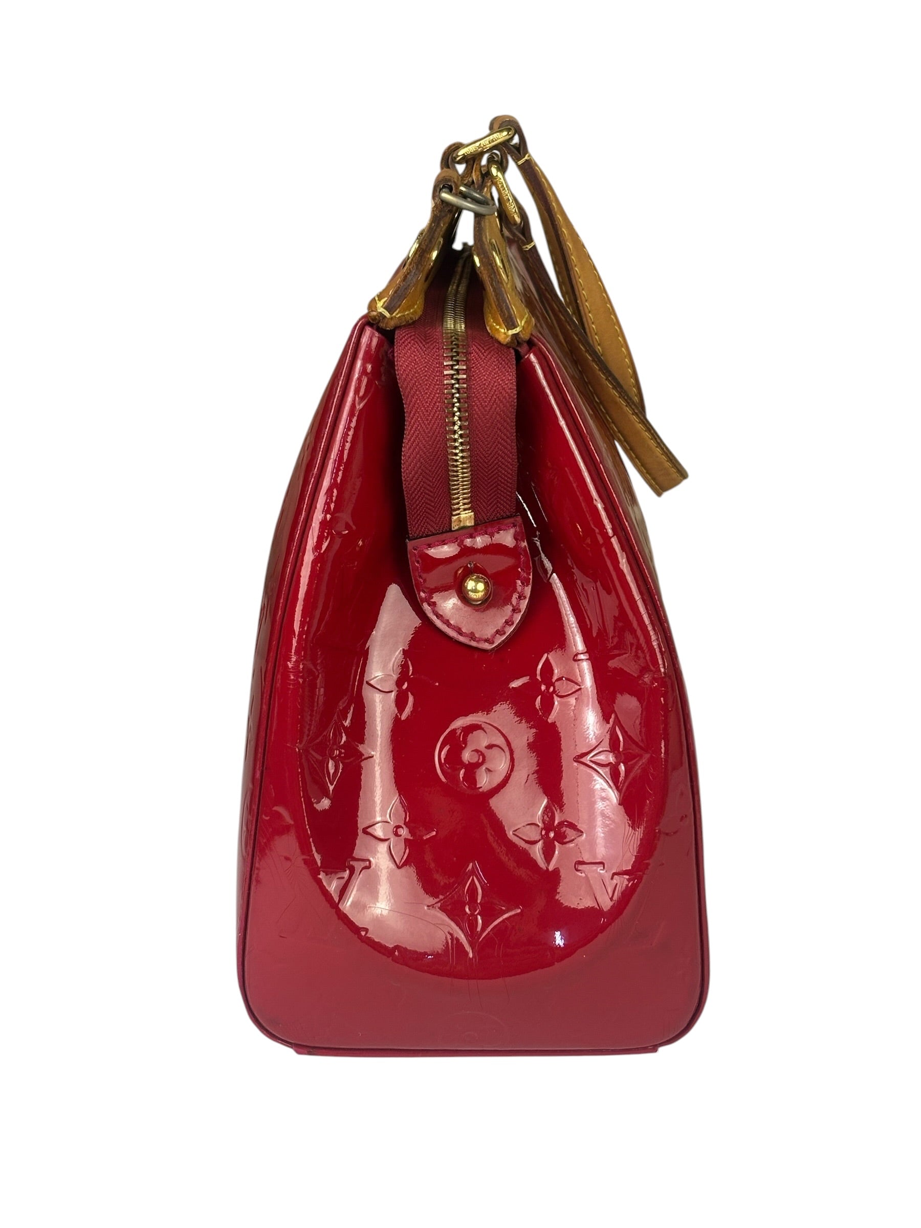 Louis Vuitton Red Vernis Brea Two-Way Bag MM