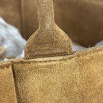 Bottega Veneta Brown Suede Maxi Intrecciato Arco Tote