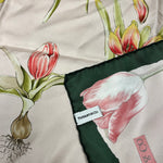 Tiffany & Co. Pink Rose Petal Silk Scarf