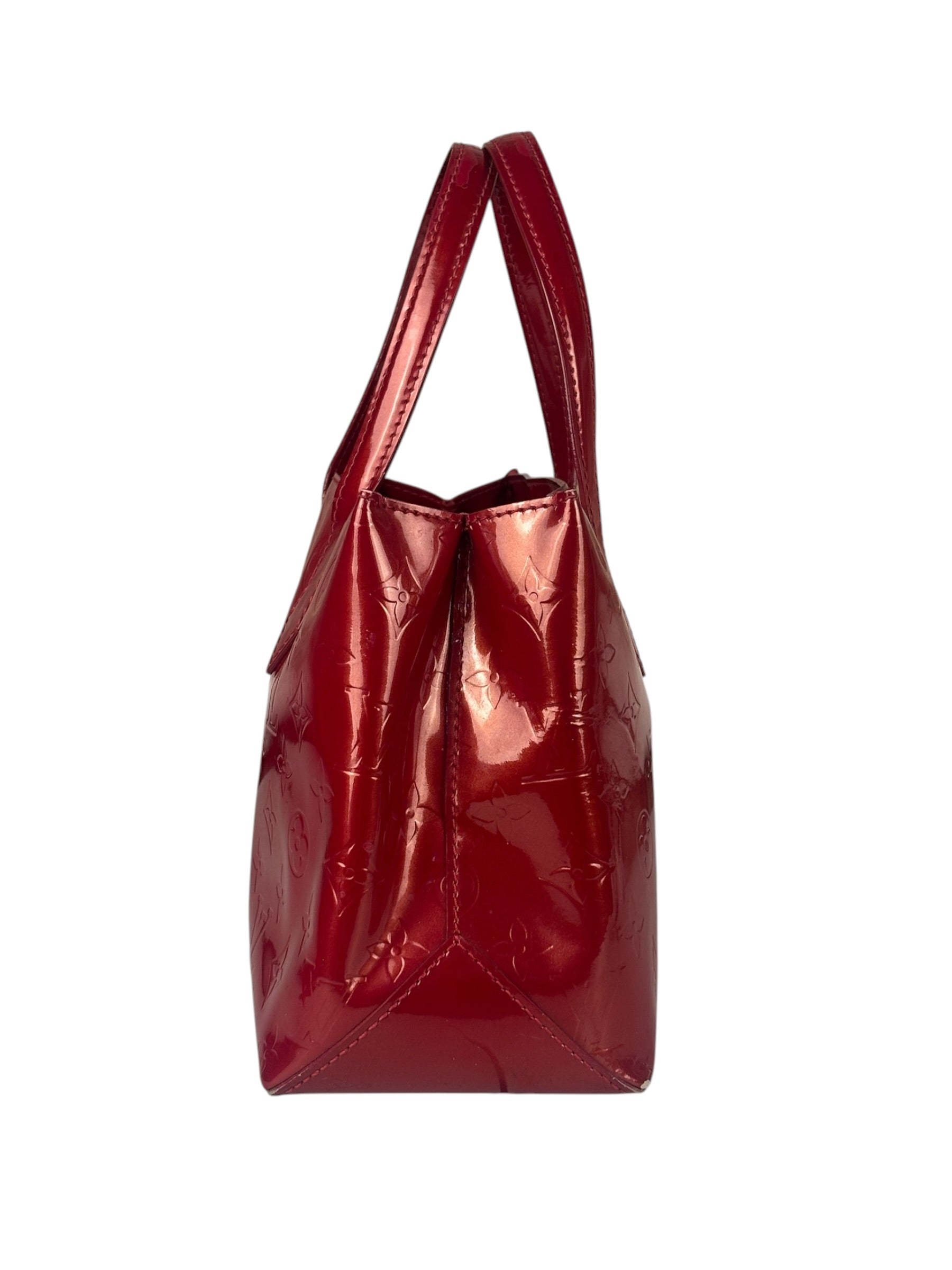 Louis Vuitton Monogram Red Vernis Wilshire PM