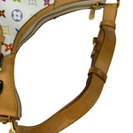 Louis Vuitton White Murakami Greta Hobo Shoulder Bag