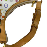 Louis Vuitton White Murakami Greta Hobo Shoulder Bag