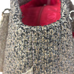 Chanel Grey Tweed Cambon Line Tote Bag 2004