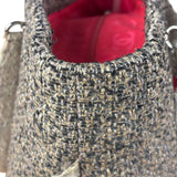 Chanel Grey Tweed Cambon Line Tote Bag 2004