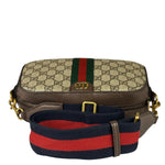Gucci Beige GG Supreme Ophidia Camera Bag