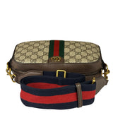 Gucci Beige GG Supreme Ophidia Camera Bag