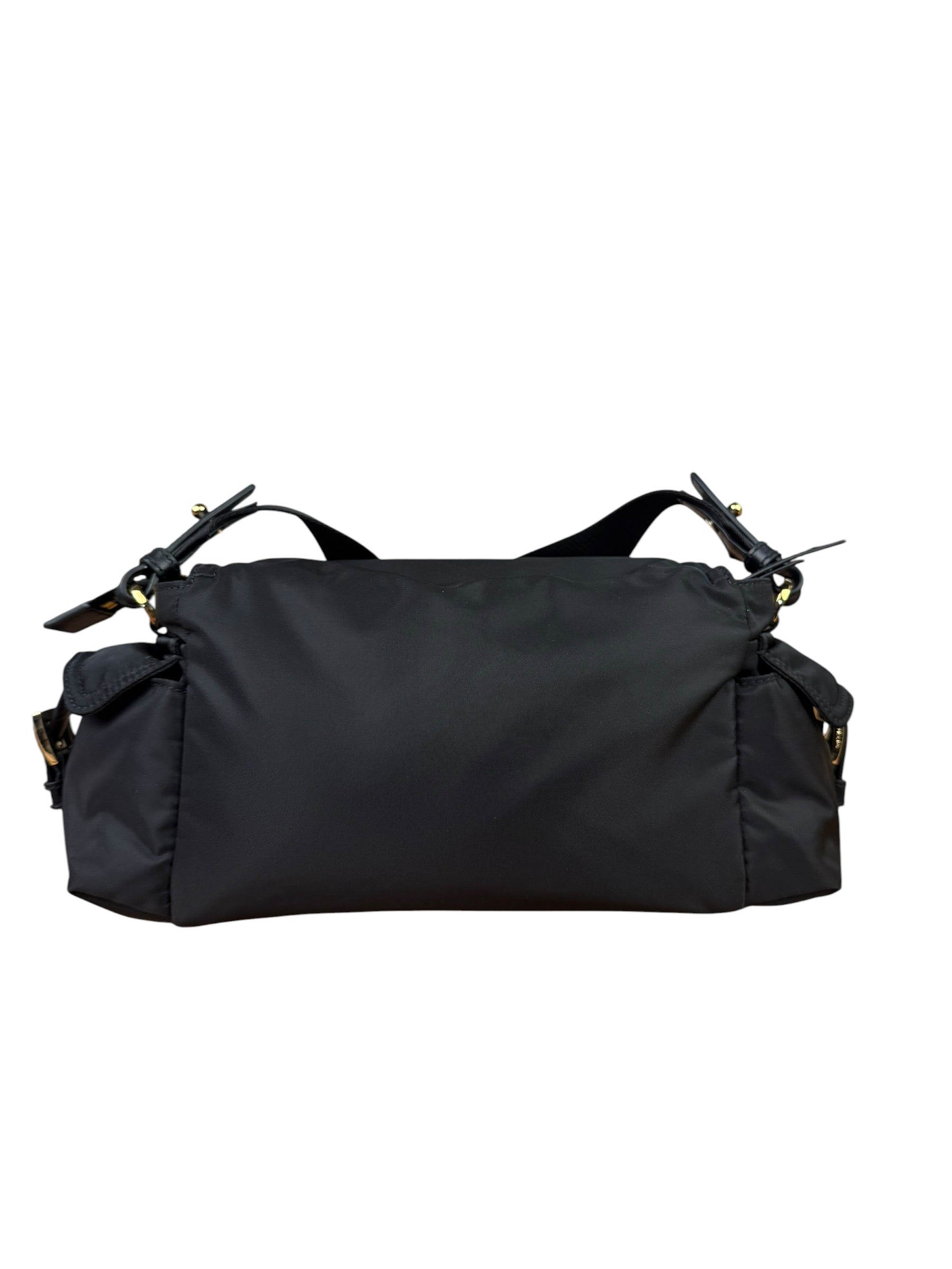 Prada Black Explore Re-Nylon Medium Shoulder Bag