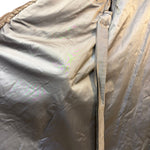 Vintage Long Brown Fur Striped Mink Coat