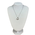 Tiffany & Co. Vintage Silver Open Heart Necklace