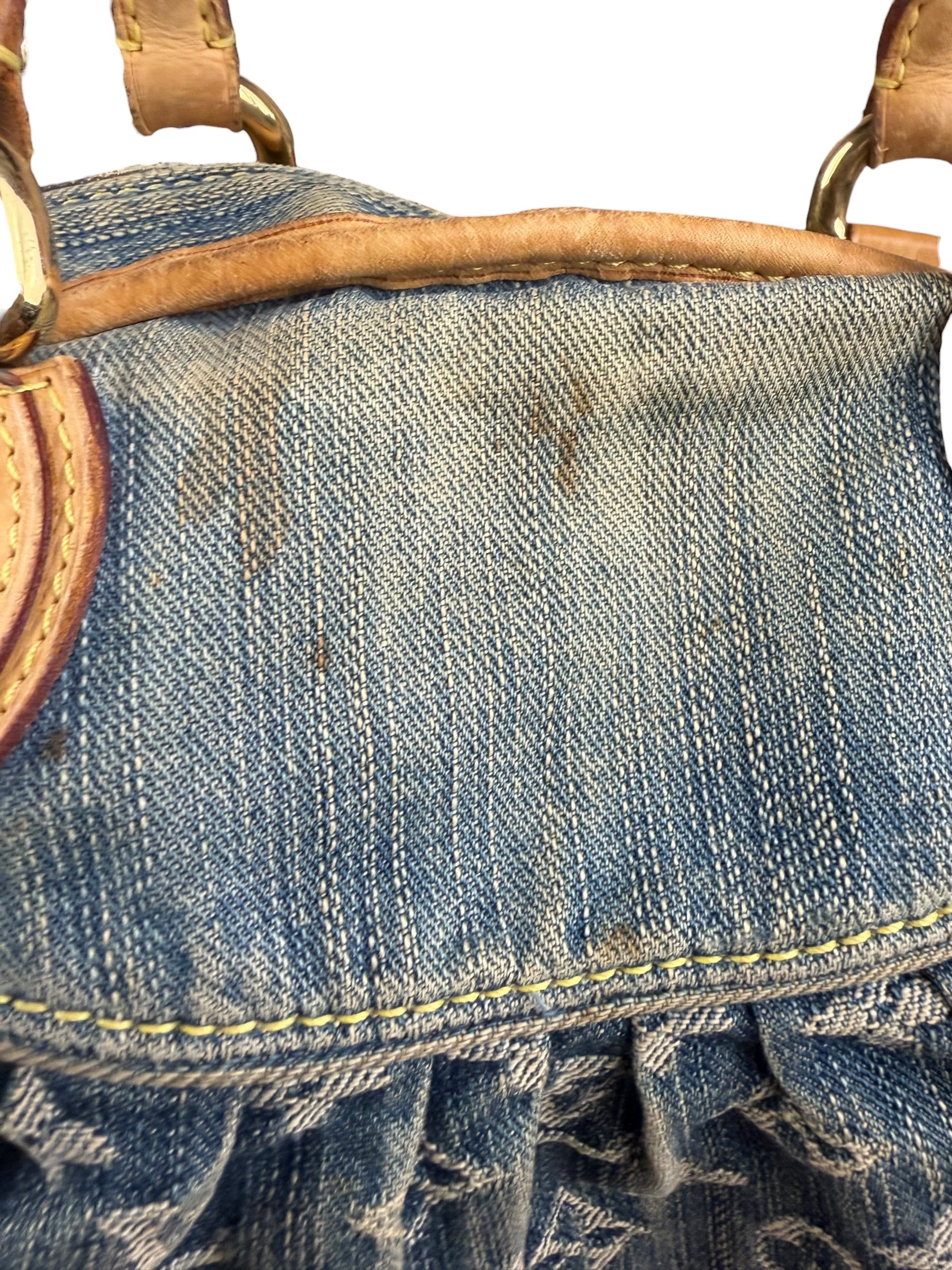 Louis Vuitton Blue Denim Monogram Neo Cabby Two-Way Bag MM