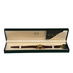 Gucci Vintage Brown/Gold Plated Watch