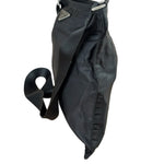 Prada Black Vela Nylon Flat Crossbody Bag