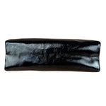 Gucci Black Patent Leather Chain Double G Shoulder Bag