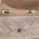 Chanel Pink Leather Small Unlimited Stitch Flap Shoulder Bag 1999