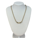 Christian Dior Vintage Gold Pearl Necklace