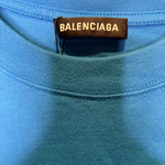 Balenciaga Blue Logo T-Shirt