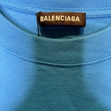 Balenciaga Blue Logo T-Shirt