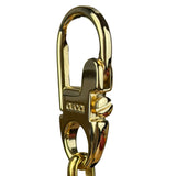 Gucci Vintage Leather/Metal Equestrain Stirrup Keychain
