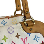 Louis Vuitton White Monogram Murakami Claudia Handbag