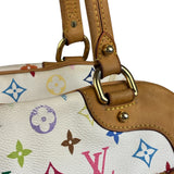Louis Vuitton White Monogram Murakami Claudia Handbag
