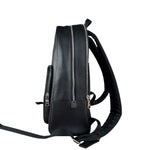 Coach Black Crossgrain Leather Wade Backpack