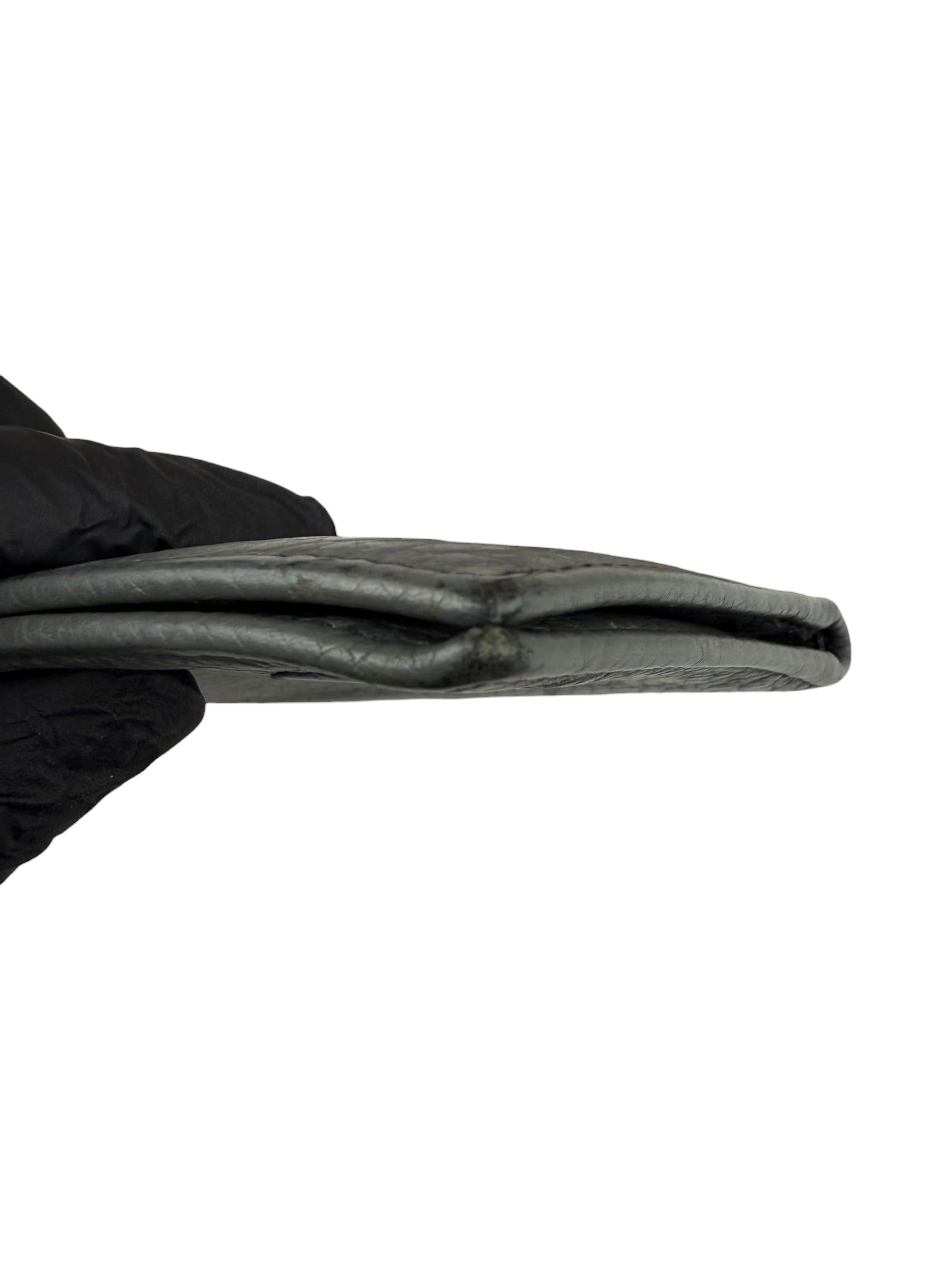Gucci Grey Pebbled Leather Long Wallet